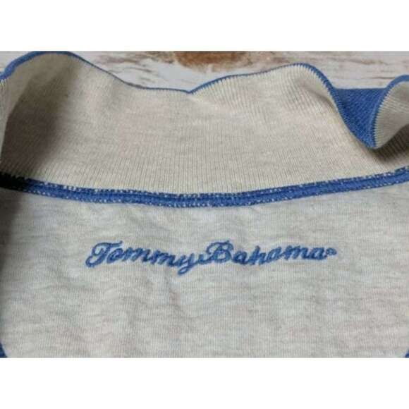 Tommy Bahama Pullover Partial Zip Sweatshirt - Picture 4 of 8